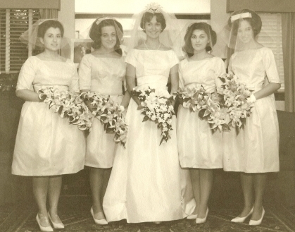 Aug 9, 1964 - Catherine Russo, Janet Bellizia 64, Mary (Bellizia) Shannon, Alphonsine Petralia, Judith Bellizia 64. Submitted by Mary Bellizia
